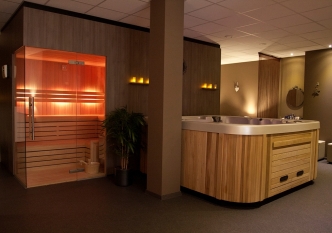 sauna met kleurentherapie
